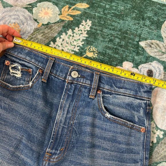 Abercrombie & Fitch Women's Ultra High Rise Straight Leg Jeans Blue Size 27 - Picture 7 of 12